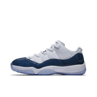 Jordan Air Jordan 11 “navy snakeskin” 蛇纹 低帮 复古篮球鞋 蓝白 2019年版 CD6846-102