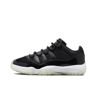 Jordan Air Jordan 11 retro low “72-10” 大魔王 低帮 复古篮球鞋 男女同款 黑色 AV2187-001