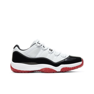 Jordan Air Jordan 11 retro low “concord bred” 低帮 复古篮球鞋 男女同款 康扣黑红 AV2187-160