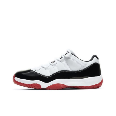 Jordan Air Jordan 11 retro low “concord bred” 低帮 复古篮球鞋 男女同款 康扣黑红 AV2187-160