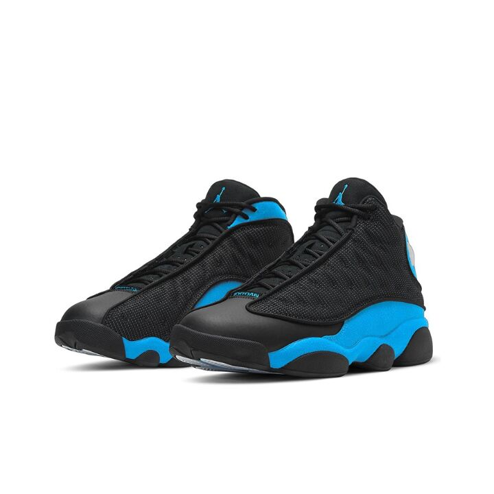 Jordan Air Jordan 13 “Black UNC” 高帮 篮球鞋  黑蓝 DJ5982-041