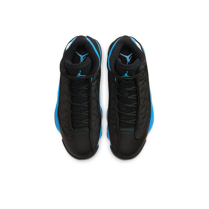 Jordan Air Jordan 13 “Black UNC” 高帮 篮球鞋  黑蓝 DJ5982-041