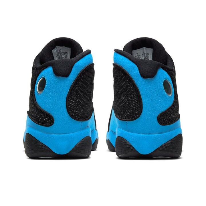 Jordan Air Jordan 13 “Black UNC” 高帮 篮球鞋  黑蓝 DJ5982-041