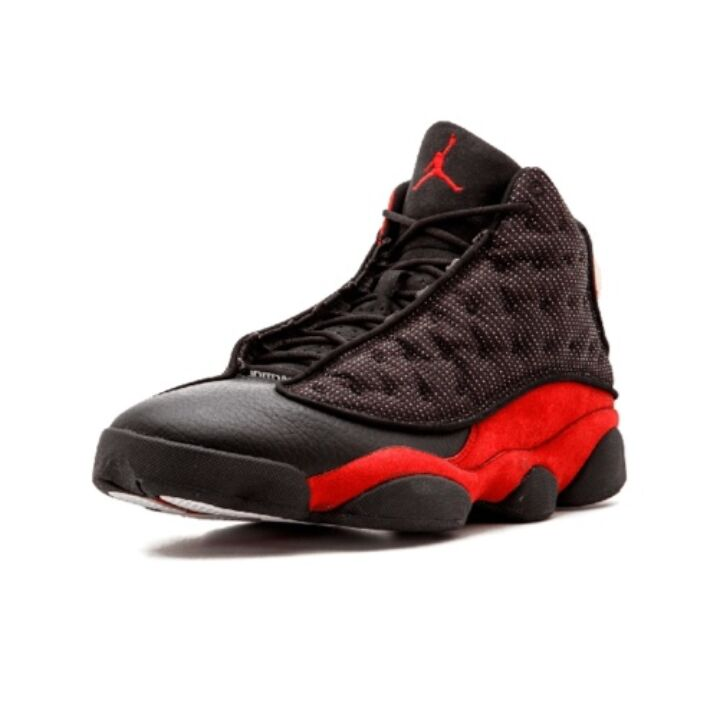 Jordan Air Jordan 13 Bred 中帮 篮球鞋  老黑红 2013 414571-010