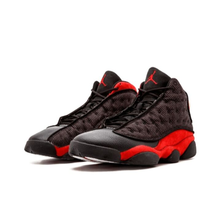 Jordan Air Jordan 13 Bred 中帮 篮球鞋  老黑红 2013 414571-010