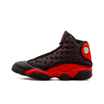 Jordan Air Jordan 13 Bred 中帮 篮球鞋  老黑红 2013 414571-010