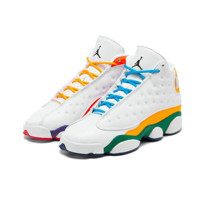 Jordan Air Jordan 13 Playground  高帮 篮球鞋 GS 橙黄 CV0785-158