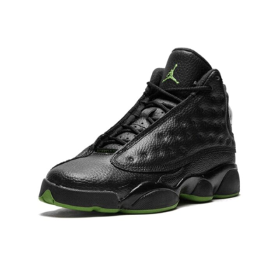 Jordan Air Jordan 13 Retro Altitudes 2017 黑绿珍珠鱼皮 高帮 篮球鞋 GS 黑绿珍珠鱼皮 414574-042