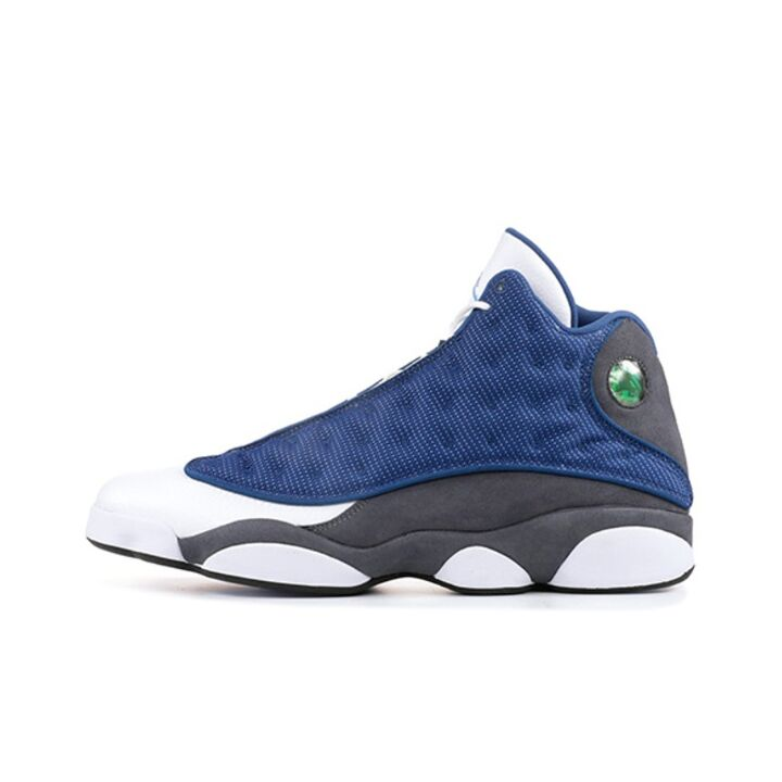 Jordan Air Jordan 13 Retro Flint 中帮 篮球鞋  蓝白 2010年版 414571-401