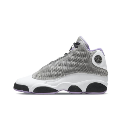 Jordan Air Jordan 13 Retro “Houndstooth” 千鸟格 高帮 篮球鞋 GS 灰白紫 DN3938-015