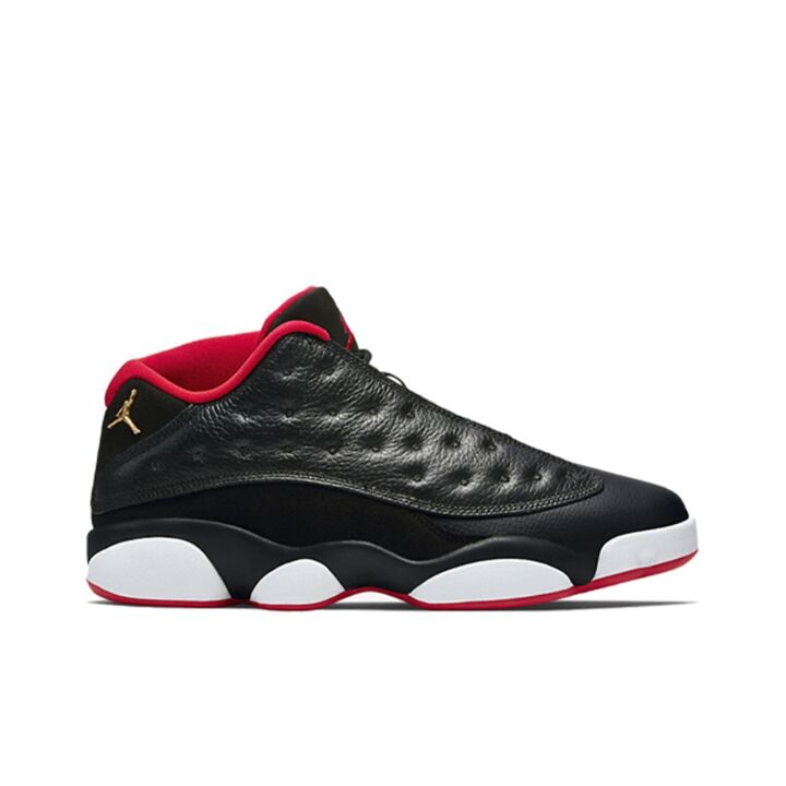 Jordan Air Jordan 13 Retro Low Bred 皮革 低帮 篮球鞋  黑红 310810-027