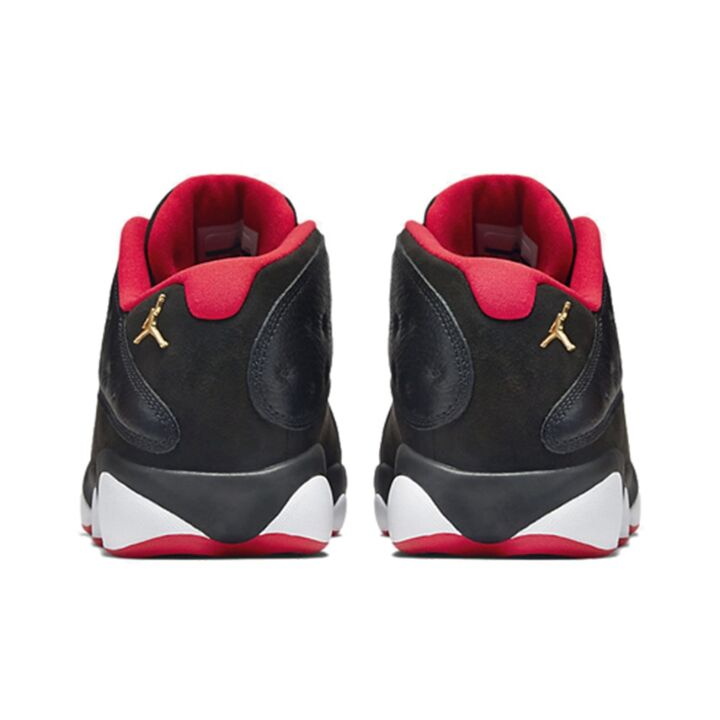 Jordan Air Jordan 13 Retro Low Bred 皮革 低帮 篮球鞋  黑红 310810-027