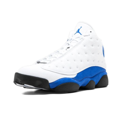 Jordan Air Jordan 13 Retro White Hyper Royal Black 中帮 篮球鞋  皇家蓝 414571-117