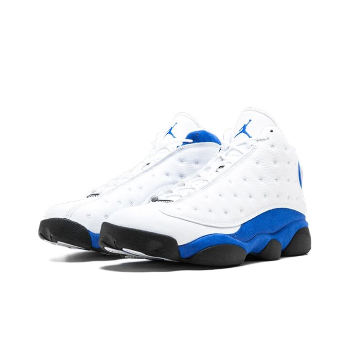 Jordan Air Jordan 13 Retro White Hyper Royal Black 中帮 篮球鞋  皇家蓝 414571-117