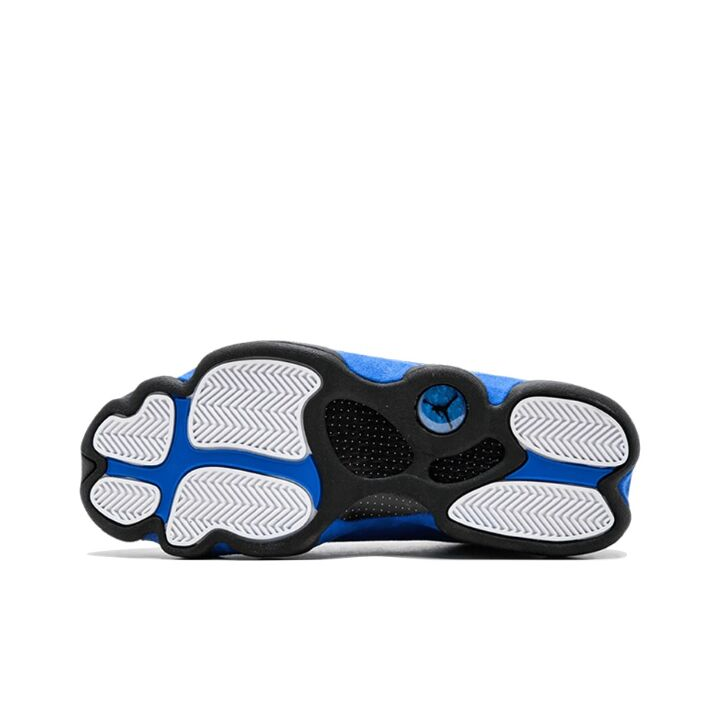 Jordan Air Jordan 13 Retro White Hyper Royal Black 中帮 篮球鞋  皇家蓝 414571-117