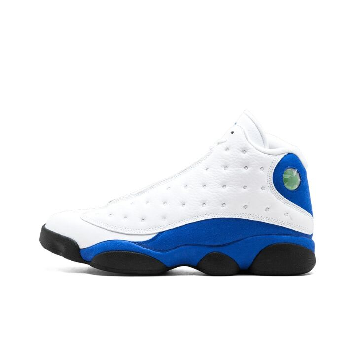 Jordan Air Jordan 13 Retro White Hyper Royal Black 中帮 篮球鞋  皇家蓝 414571-117