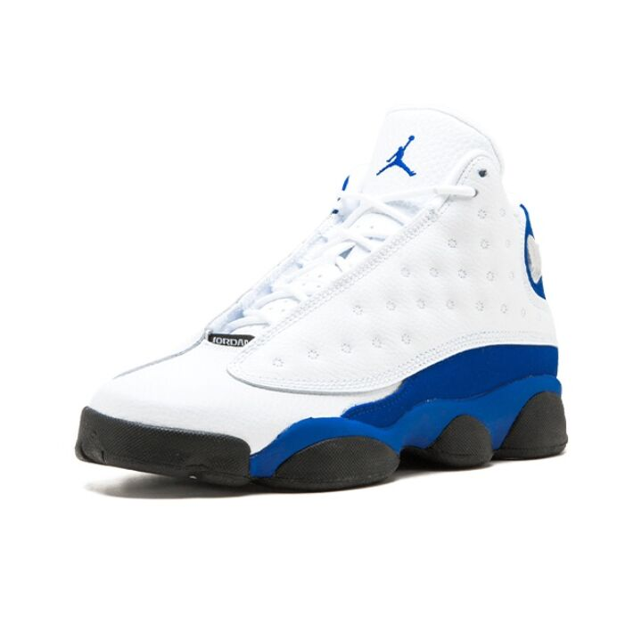 Jordan Air Jordan 13 Retro White Hyper Royal Black 高帮 篮球鞋 GS 皇家蓝 884129-117