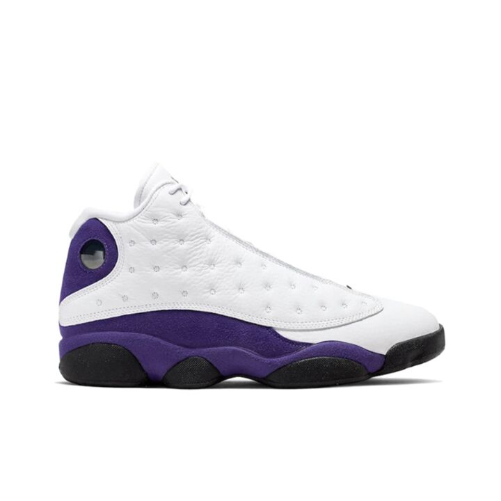 Jordan Air Jordan 13 Retro 紫金湖人 高帮 篮球鞋 GS 白紫拼接 884129-105