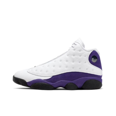 Jordan Air Jordan 13 Retro 紫金湖人 高帮 篮球鞋 GS 白紫拼接 884129-105