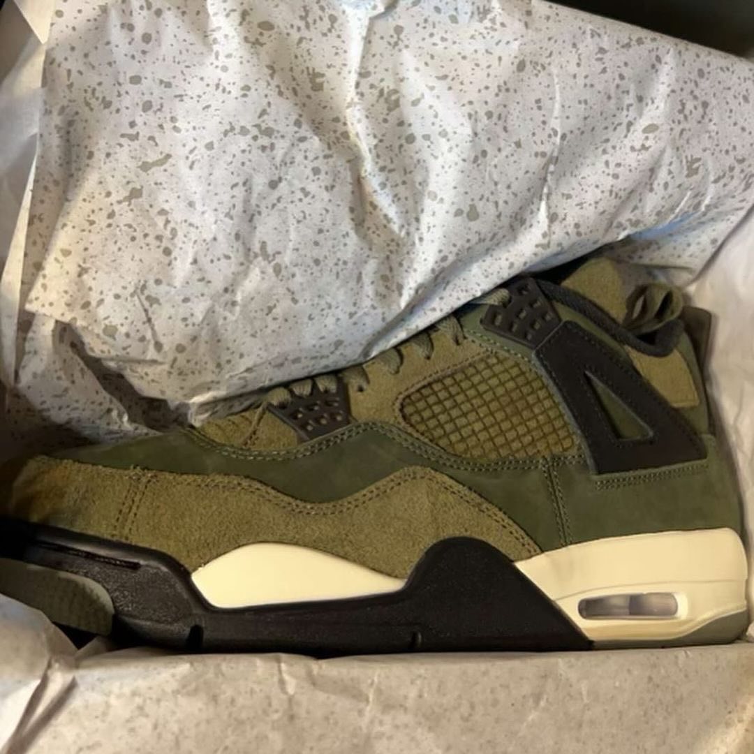 Olive, FB9927-200, AJ4, AJ, Air Jordan 4 Craft, Air Jordan 4 - 市场价格恐怕不会降低！「小 UNDFTD」AJ4 最新发布日期调整！