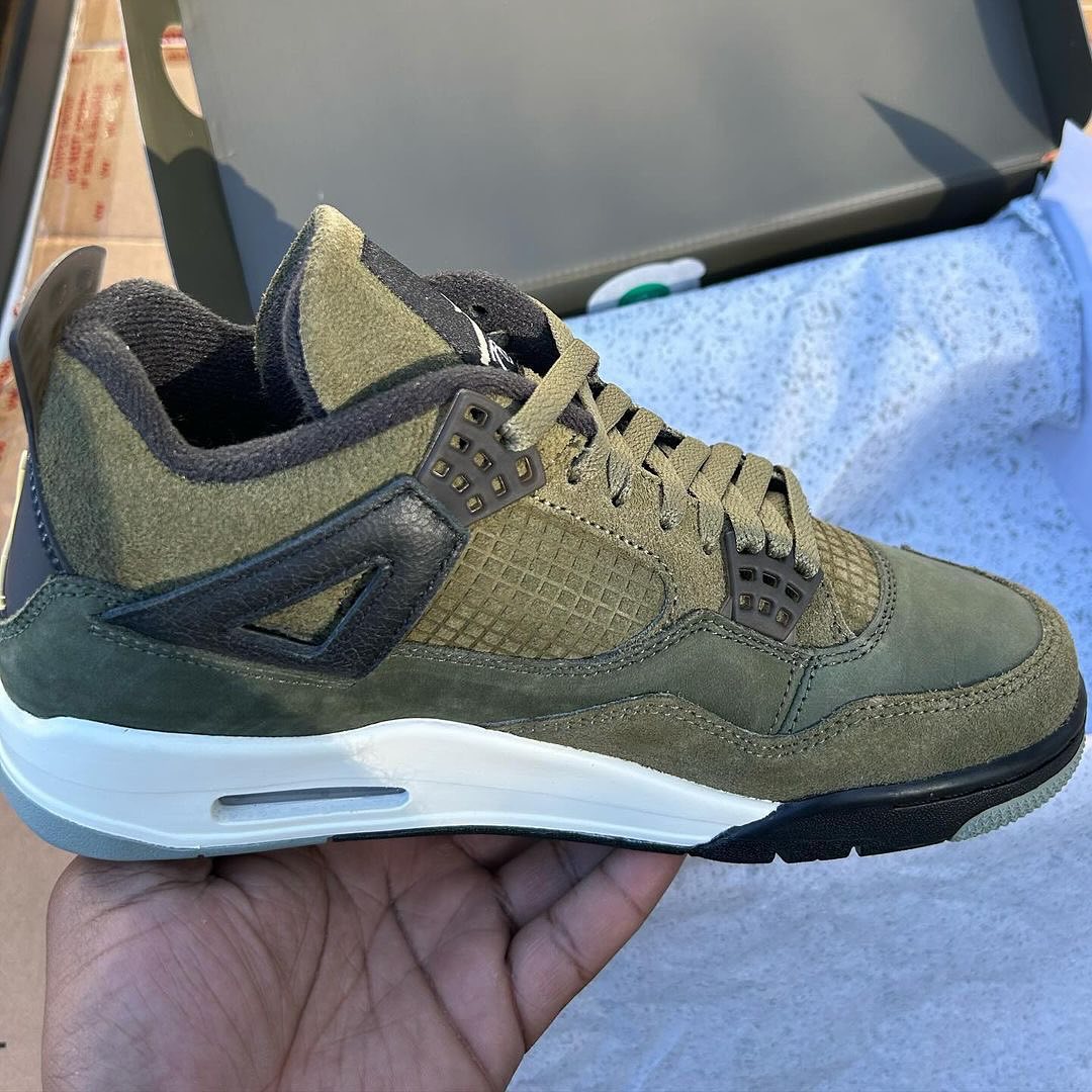 Olive, FB9927-200, AJ4, AJ, Air Jordan 4 Craft, Air Jordan 4 - 市场价格恐怕不会降低！「小 UNDFTD」AJ4 最新发布日期调整！