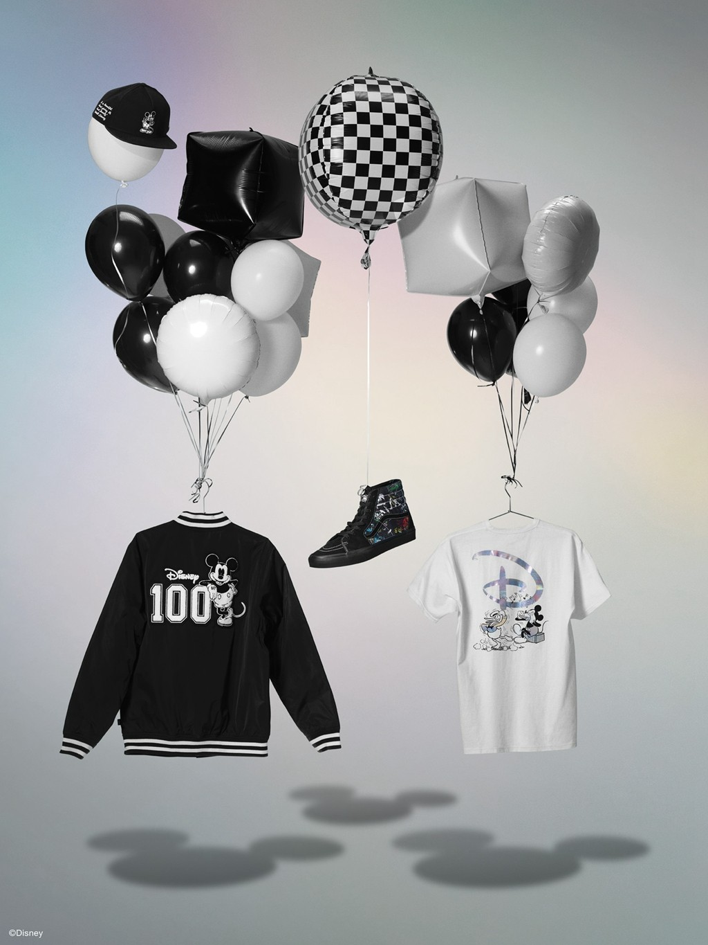 迪士尼, 米老鼠, 服装, Vans, T恤 - Vans x 迪士尼 100 周年联名合作正式发布，已正式登陆国内市场！