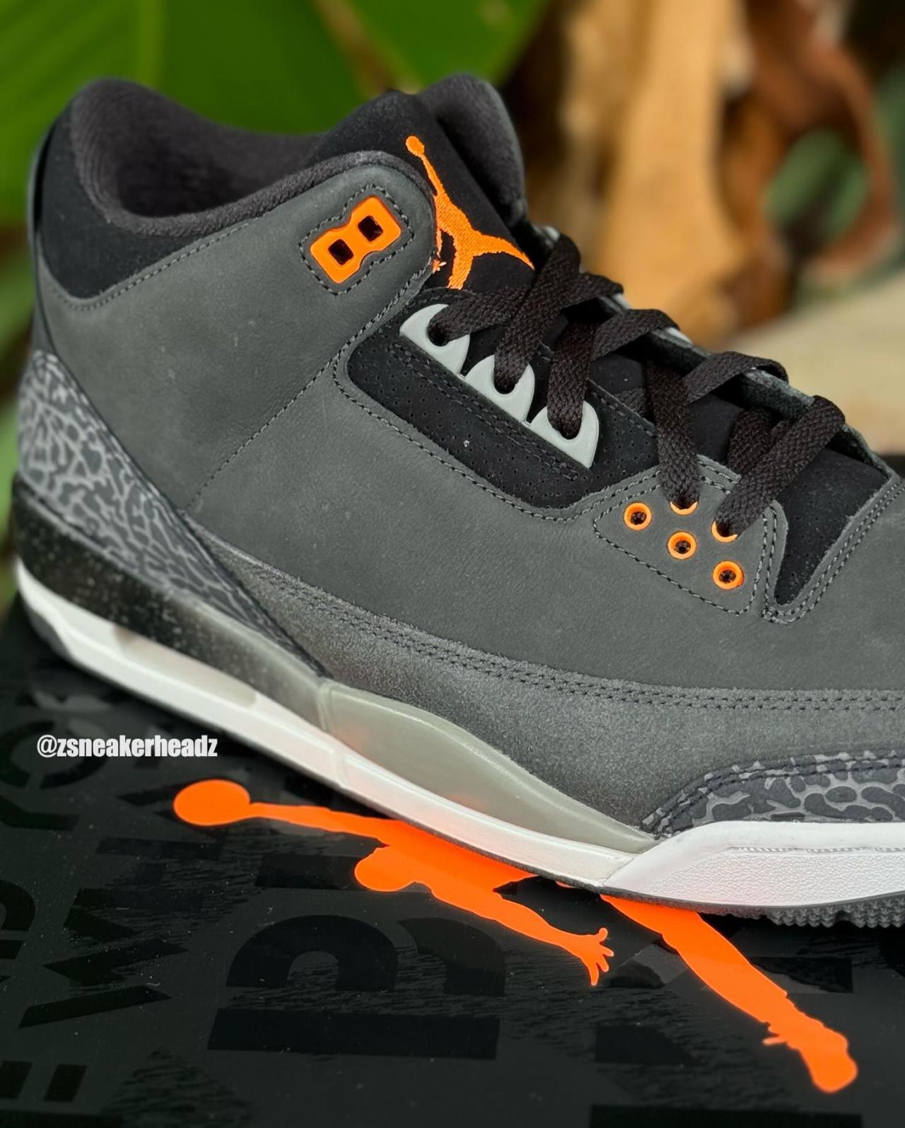 Fear, CT8532-080, AJ3, AJ, Air Jordan 3 - AJ3 最新实物曝光：引人遐想的「恐惧」配色及独特鞋盒亮相