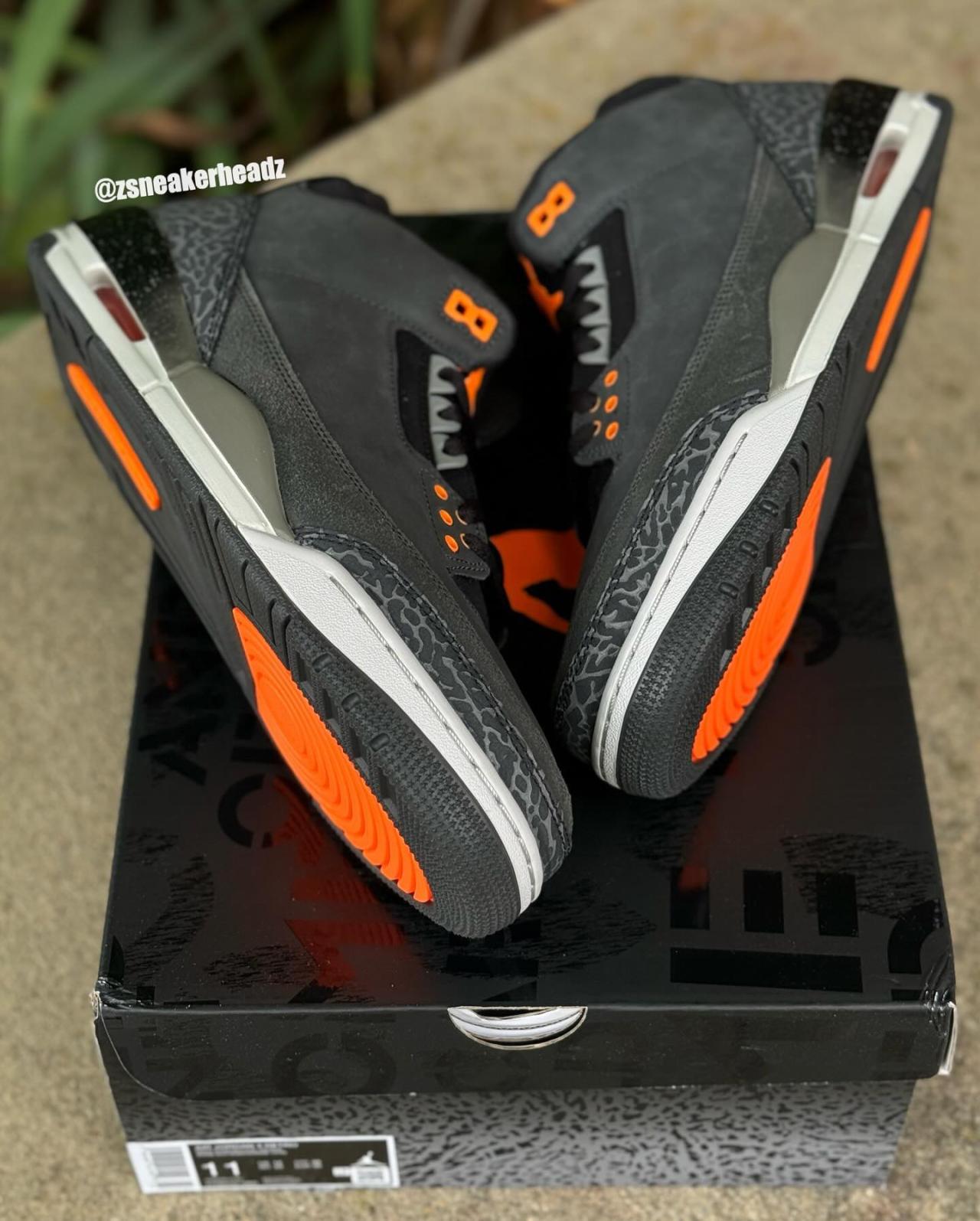 Fear, CT8532-080, AJ3, AJ, Air Jordan 3 - AJ3 最新实物曝光：引人遐想的「恐惧」配色及独特鞋盒亮相