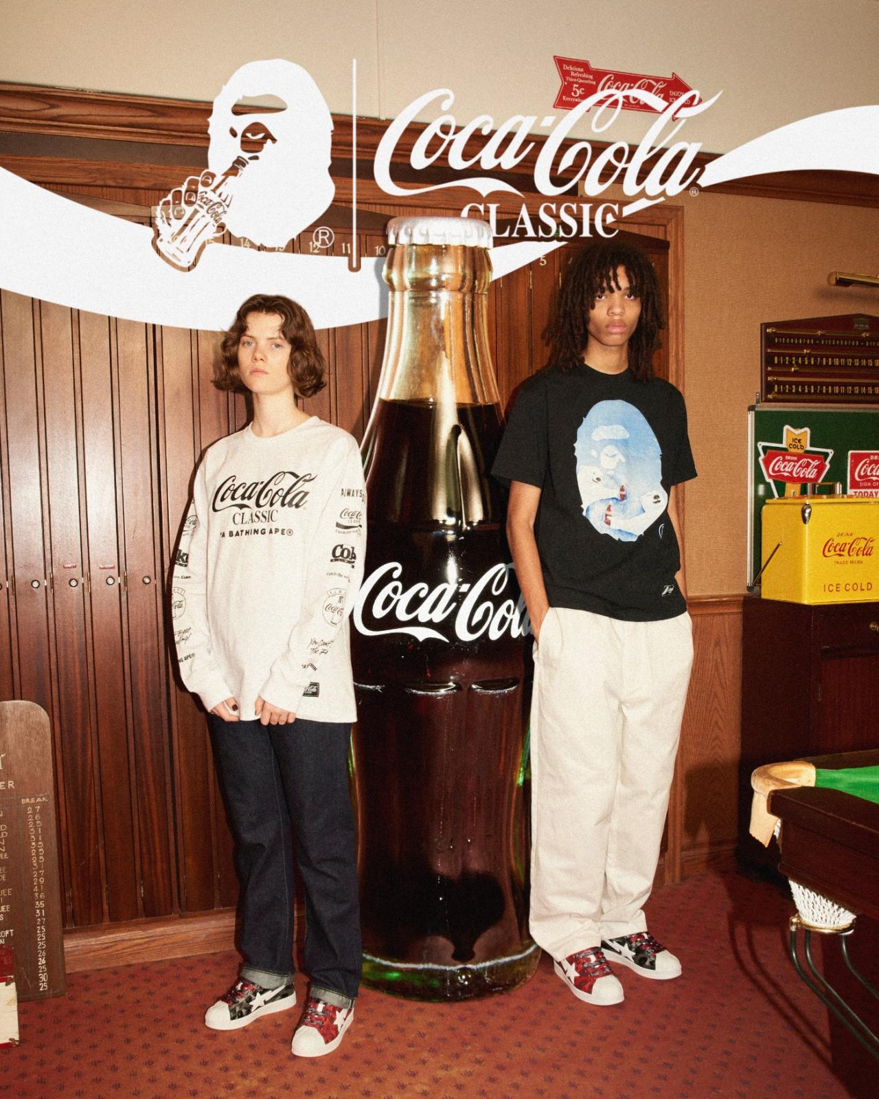 T恤, PE, COCA-COLA, BAPE® - 曝光：BAPE®新一轮联名系列合作伙伴浮出水面！