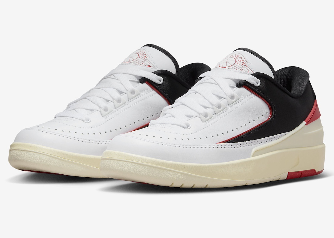 运动鞋, 芝加哥, Air Jordan 2 Low, Air Jordan 2 - 女子Air Jordan 2低帮鞋“芝加哥扭曲”将于11月21日发布