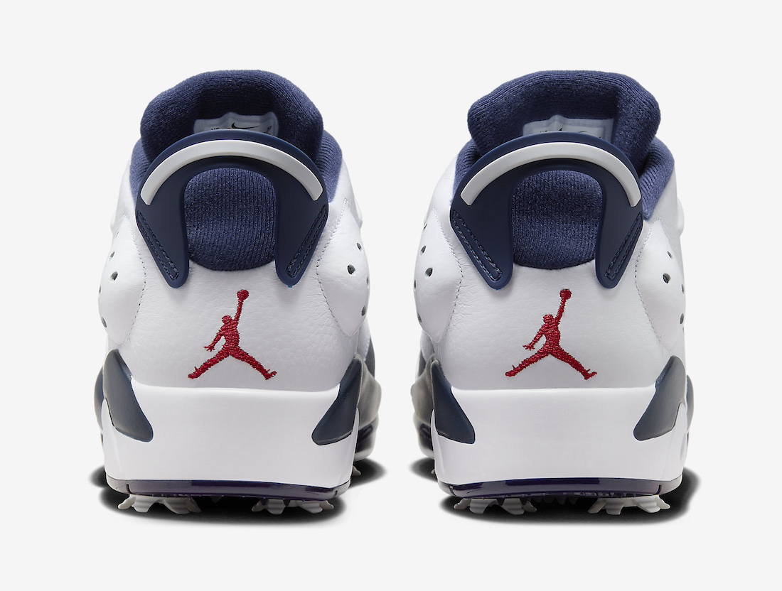 球鞋, 板鞋, Air Jordan 6 Low, Air Jordan 6 Golf, Air Jordan 6 - 官方发布 Air Jordan 6 低帮高尔夫鞋款“奥运” 官方照片