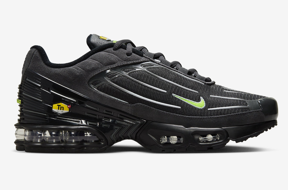 Volt, Nike Air Max Plus III, Nike Air Max Plus 3, Nike Air Max Plus, Air Max Plus - 现已上市：Nike Air Max Plus 3 "Anthracite/Volt"