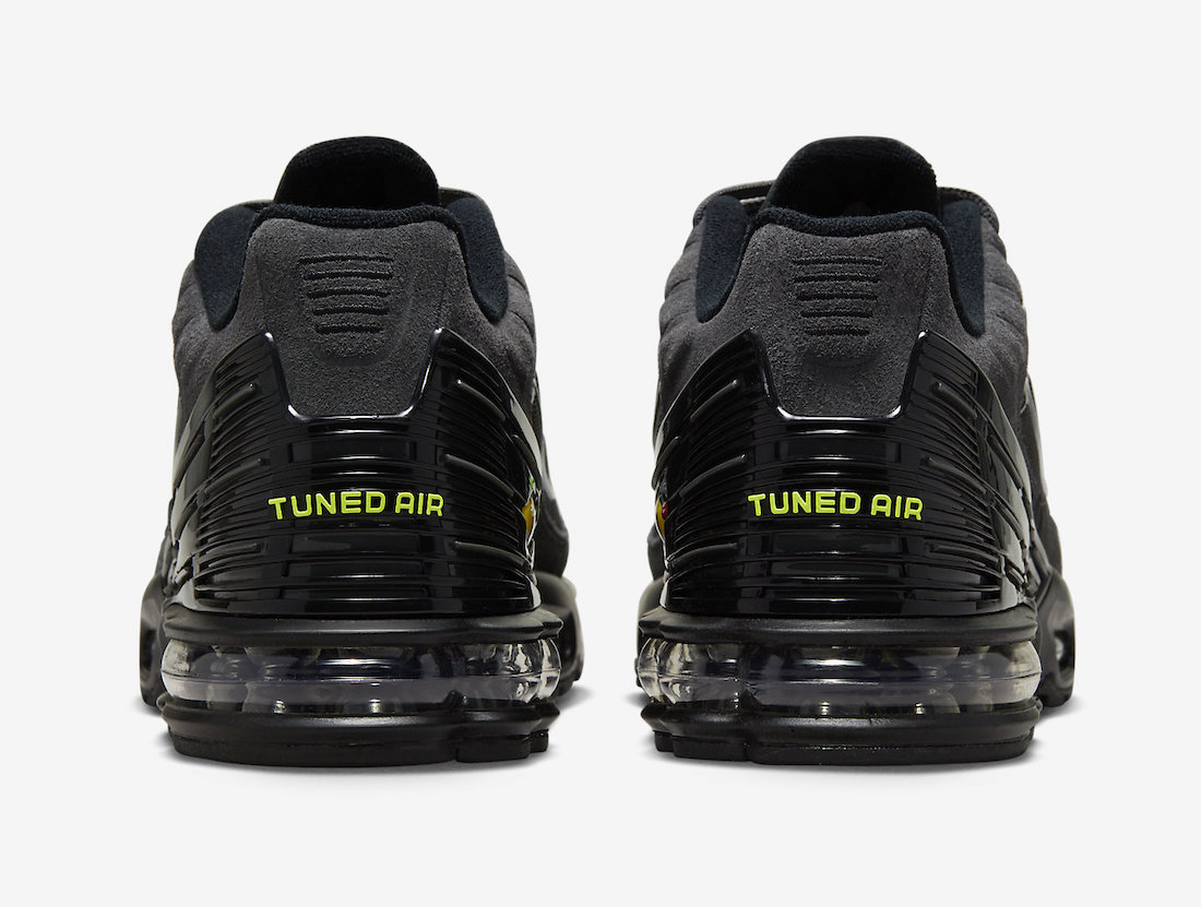 Volt, Nike Air Max Plus III, Nike Air Max Plus 3, Nike Air Max Plus, Air Max Plus - 现已上市：Nike Air Max Plus 3 "Anthracite/Volt"