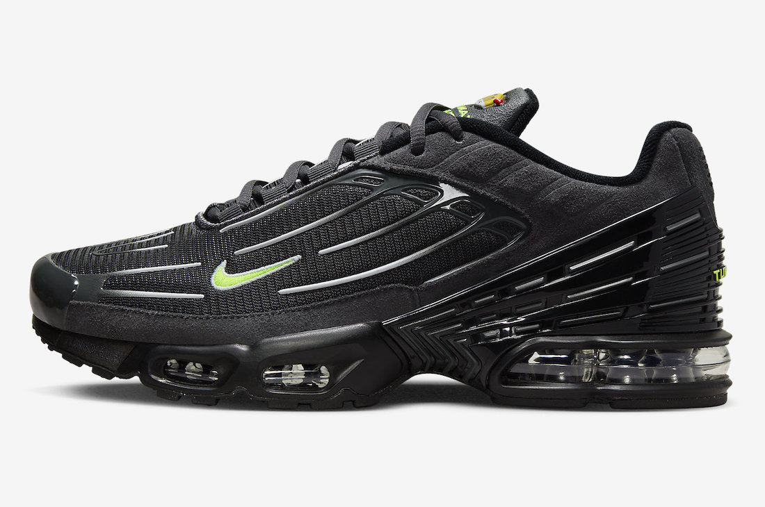 Volt, Nike Air Max Plus III, Nike Air Max Plus 3, Nike Air Max Plus, Air Max Plus - 现已上市：Nike Air Max Plus 3 "Anthracite/Volt"