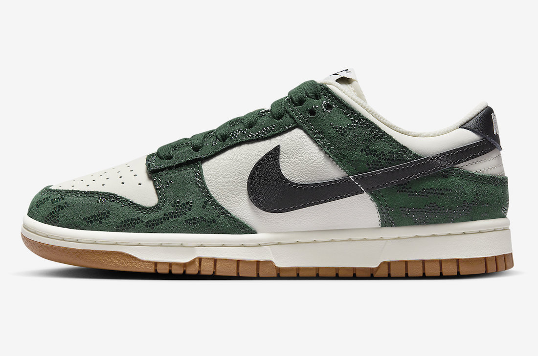 运动鞋, 耐克运动鞋, Nike Dunk Low - “绿蛇”Nike Dunk Low新款鞋型将于10月17日发布