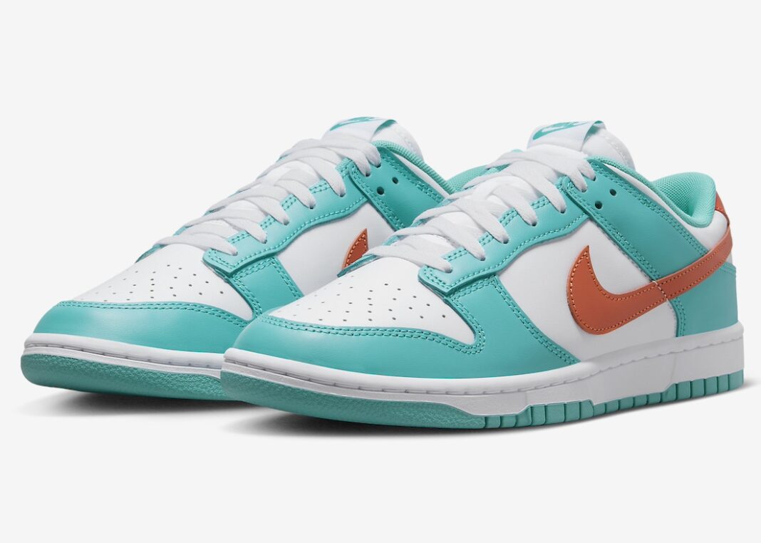 2024年春季发布Nike Dunk Low “Miami Dolphins” 迈阿密海豚队, Nike Dunk Low, Nike, Dunk Low, Dunk - 2024年春季发布Nike Dunk Low “Miami Dolphins”