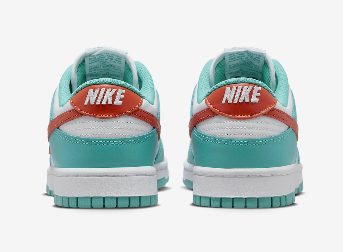 2024年春季发布Nike Dunk Low “Miami Dolphins” 迈阿密海豚队, Nike Dunk Low, Nike, Dunk Low, Dunk - 2024年春季发布Nike Dunk Low “Miami Dolphins”