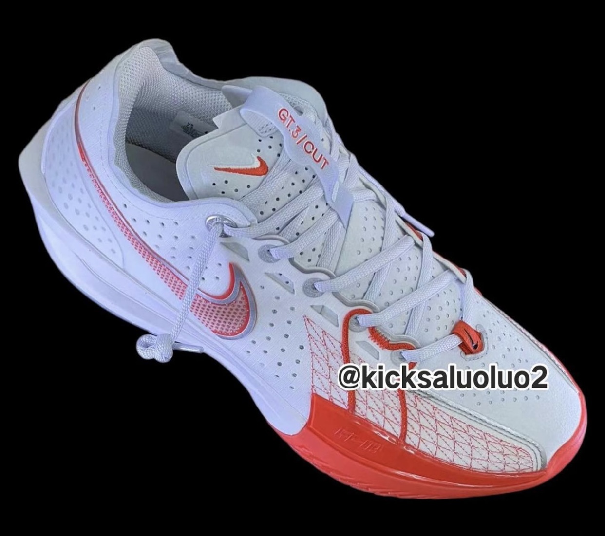 球鞋, ZOOMX, Nike Zoom GT Cut, Nike GT Cut 3, Nike - 2024年春季发售的是Nike GT Cut 3 "雪峰白/火辣红"。