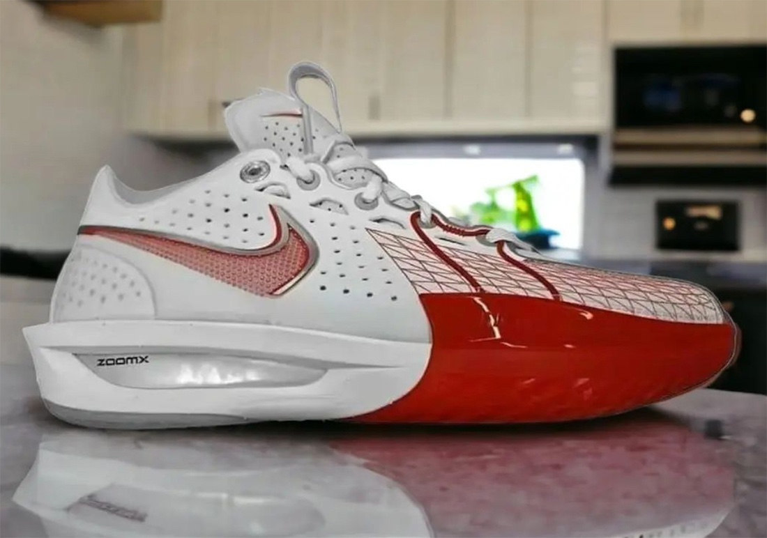 球鞋, ZOOMX, Nike Zoom GT Cut, Nike GT Cut 3, Nike - 2024年春季发售的是Nike GT Cut 3 "雪峰白/火辣红"。