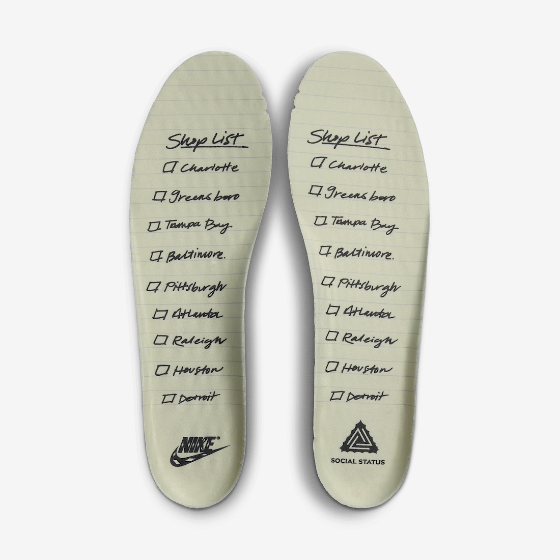 撕撕乐, Social Status, Nike, Mac Attack, DZ4636-002 - Social Status x Nike 联名新鞋品带来了独特的鞋身细节设计！