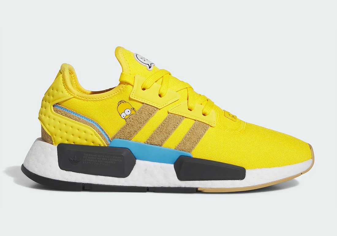 阿迪, 运动鞋, The Simpsons, adidas NMD G1, adidas NMD, adidas - 阿迪达斯与辛普森一家合作款NMD G1 “Homer Simpson”于2023年11月发售