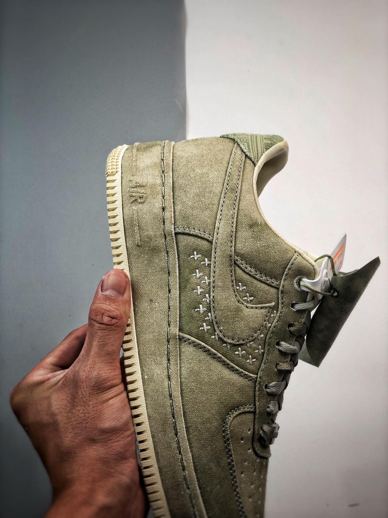 运动鞋, 篮球鞋, 球鞋, Air Force 1 - Air Force 1 '07 PRM 系列 篮球鞋 绿色 货号：DV4246-333
