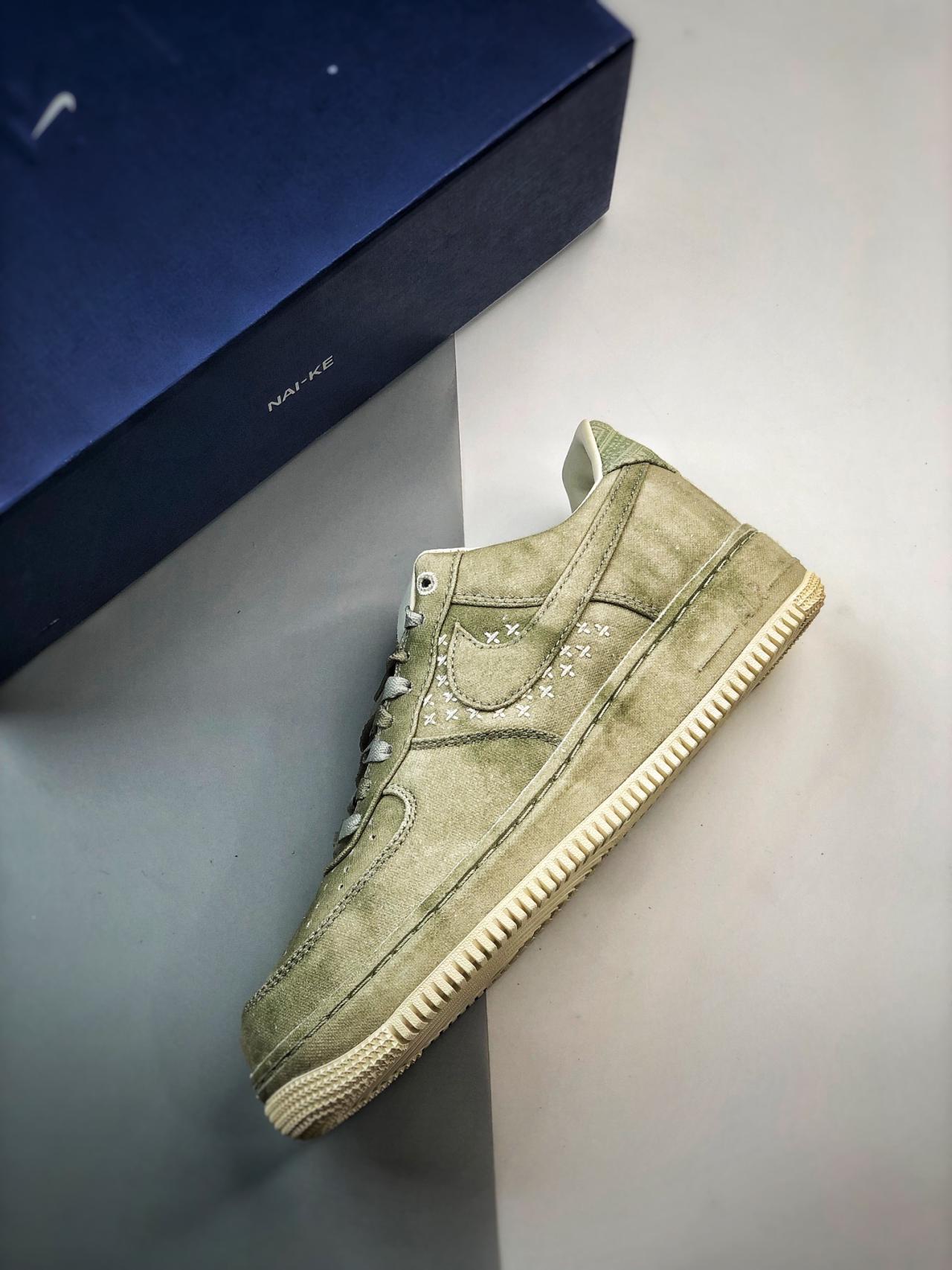 运动鞋, 篮球鞋, 球鞋, Air Force 1 - Air Force 1 '07 PRM 系列 篮球鞋 绿色 货号：DV4246-333