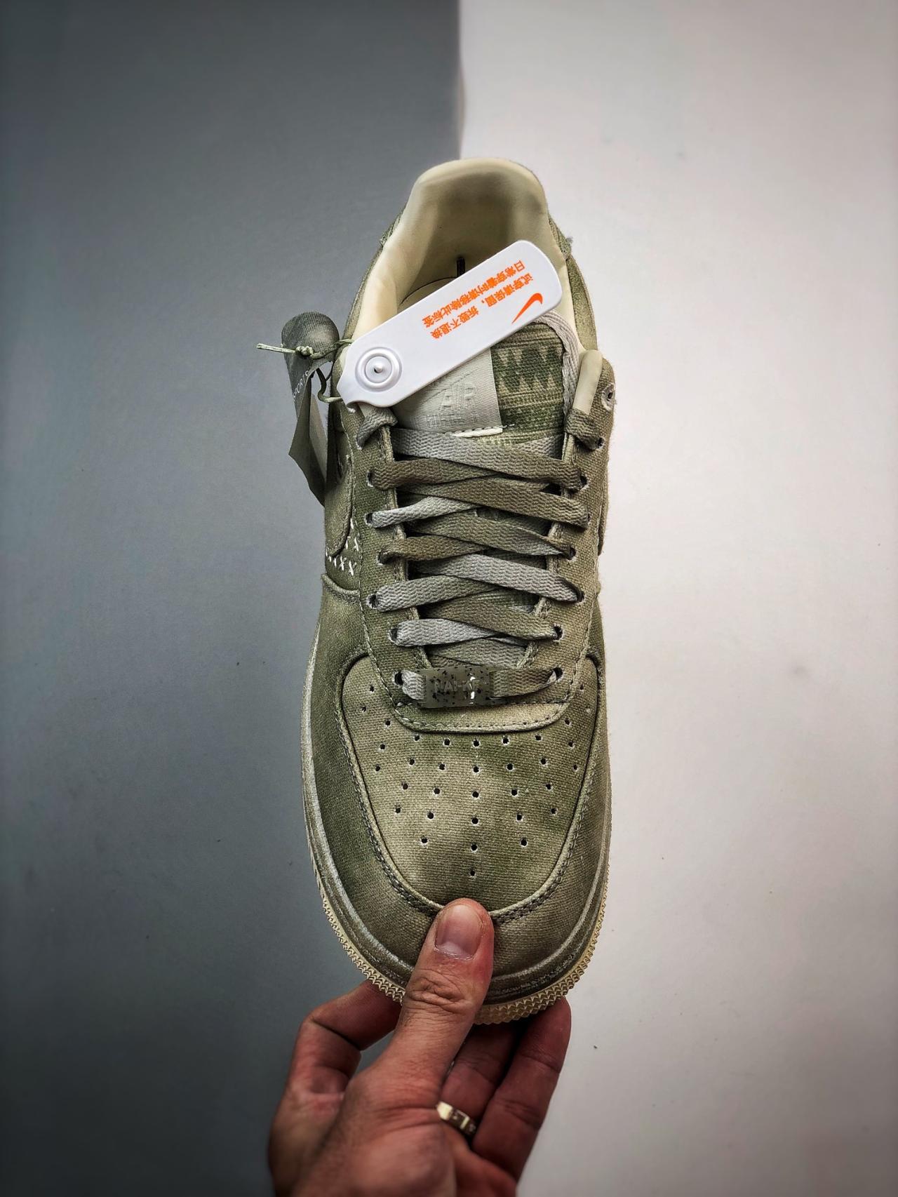 运动鞋, 篮球鞋, 球鞋, Air Force 1 - Air Force 1 '07 PRM 系列 篮球鞋 绿色 货号：DV4246-333
