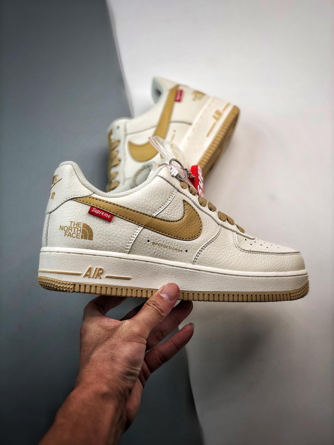 运动鞋, Air Force 1 - Air Force 1 '07 Low 北面Sup米白卡其