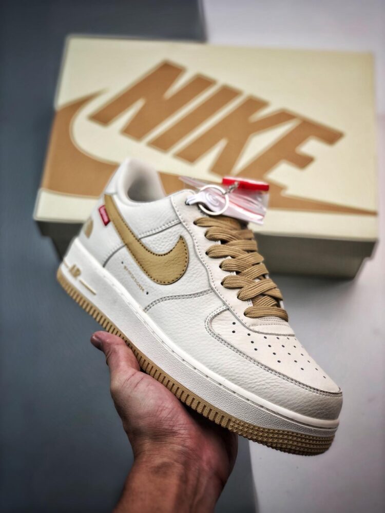 Air Force 1 '07 Low 北面Sup米白卡其 运动鞋, Air Force 1 - Air Force 1 '07 Low 北面Sup米白卡其
