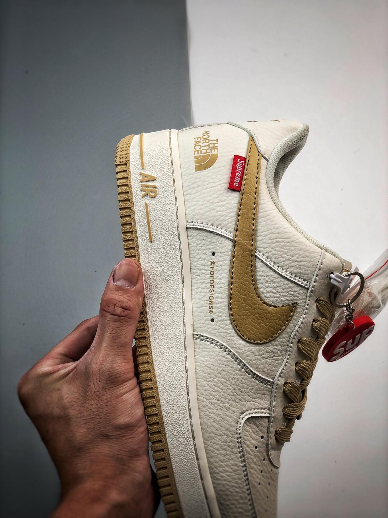 运动鞋, Air Force 1 - Air Force 1 '07 Low 北面Sup米白卡其