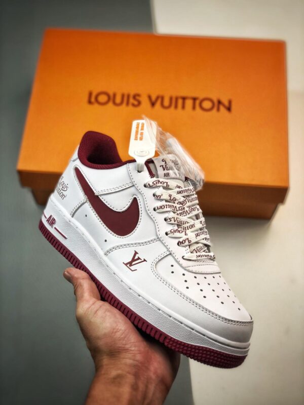 运动鞋, 篮球鞋, 球鞋, NIke Air Force 1 '07, Nike Air Force 1, Air Force 1 - Nike Air Force 1 '07 Low LV 酒红反光 高帮篮球鞋 货号：LV1898-832
