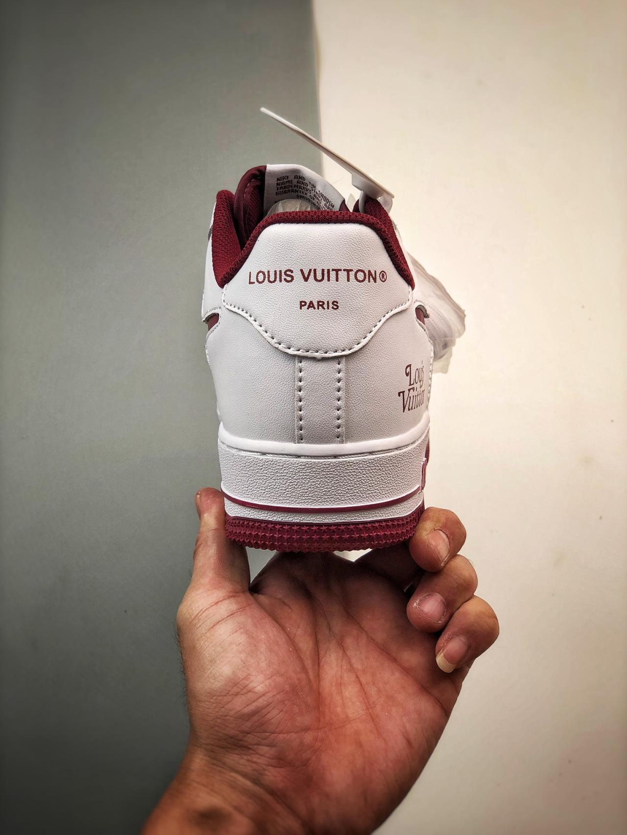 运动鞋, 篮球鞋, 球鞋, NIke Air Force 1 '07, Nike Air Force 1, Air Force 1 - Nike Air Force 1 '07 Low LV 酒红反光 高帮篮球鞋 货号：LV1898-832