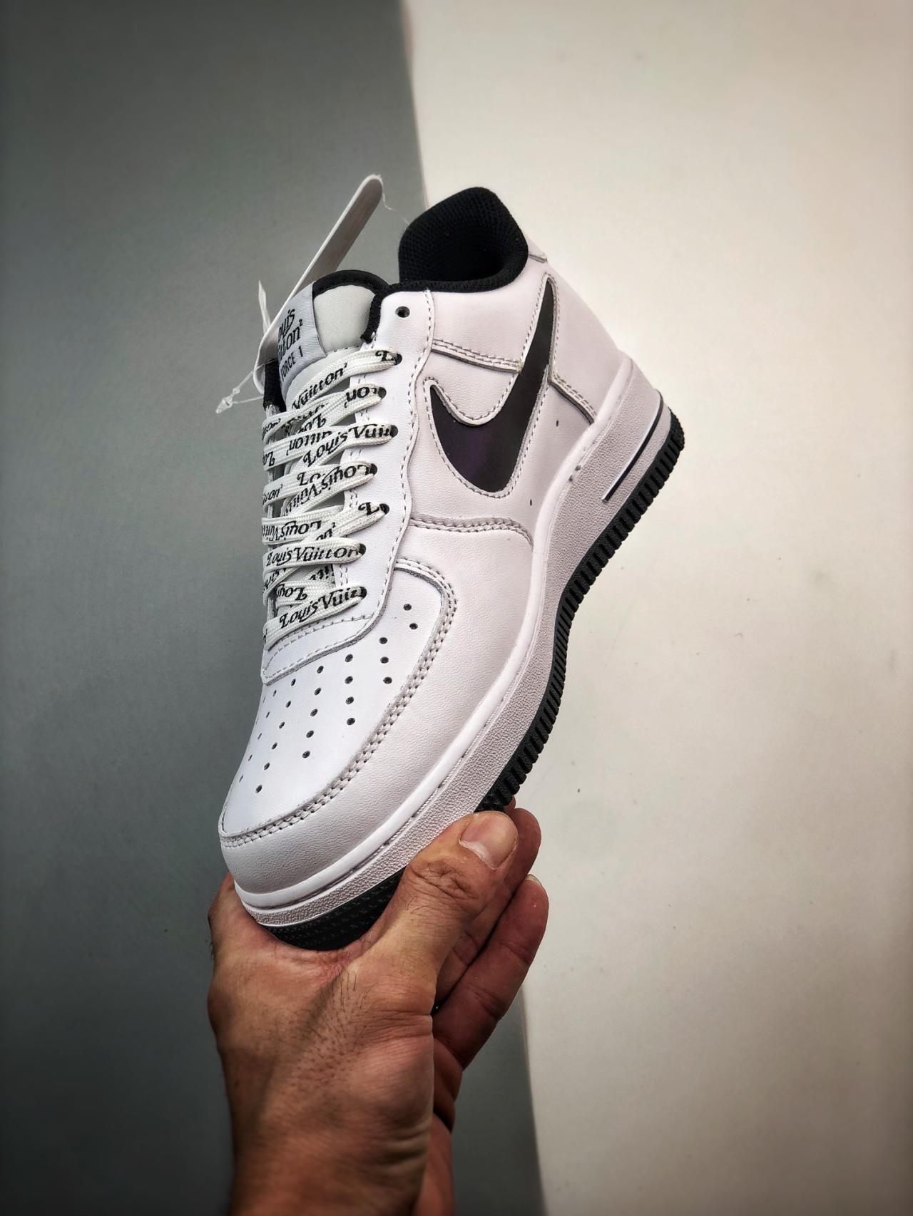 运动鞋, Air Force 1 - Nike Air Force 1 '07 Low LV黑反光 高帮篮球鞋 货号：LV1898-836